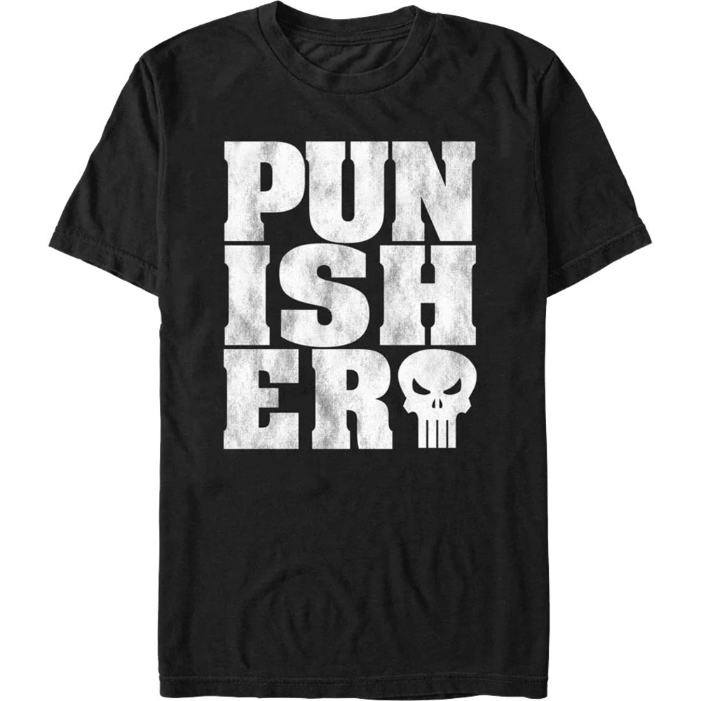 Distressed Punisher Marvel Comics Tshirt